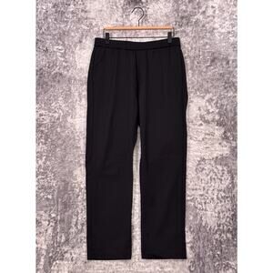Barena Venezia Pants Medium Mens Black Wool Stretch Waist Straight Trouser